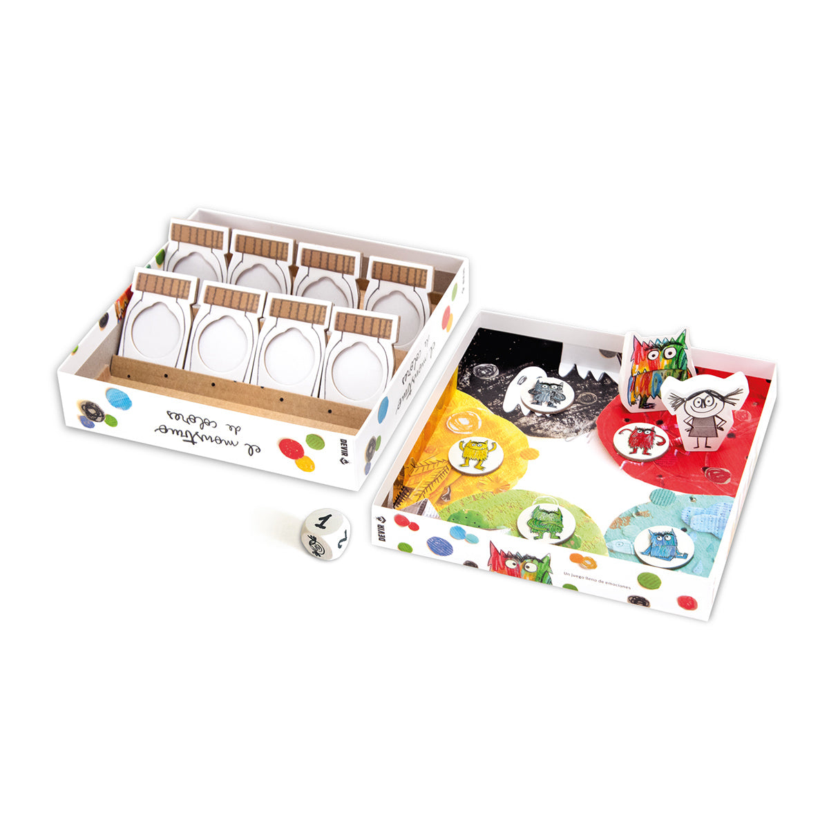 El Monstruo de colores: Viaje, Juego de Mesa Devir