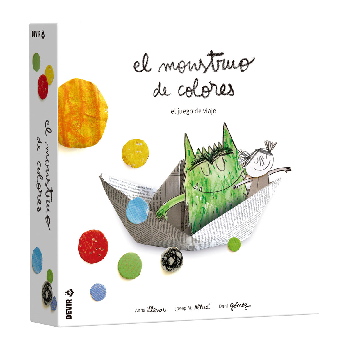 El Monstruo de colores: Viaje, Juego de Mesa Devir