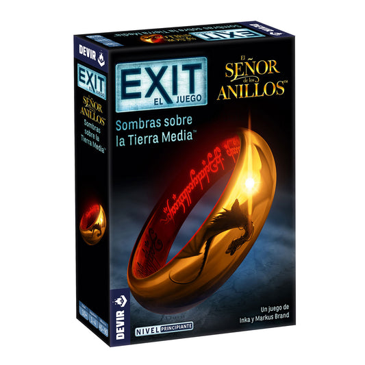 EXIT: El Señor de los Anillos -Sombras sobre la Tierra Media, Juego de Mesa, Devir