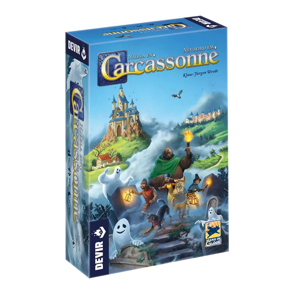 Niebla en Carcassonne - ESPAÑOL, Juego de Mesa, Devir