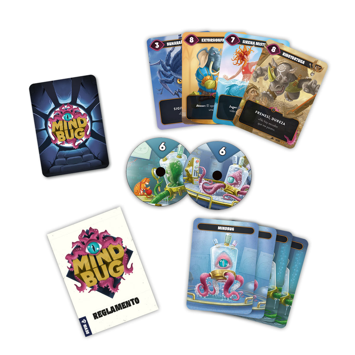 Mindbug, Juego de Mesa, Devir