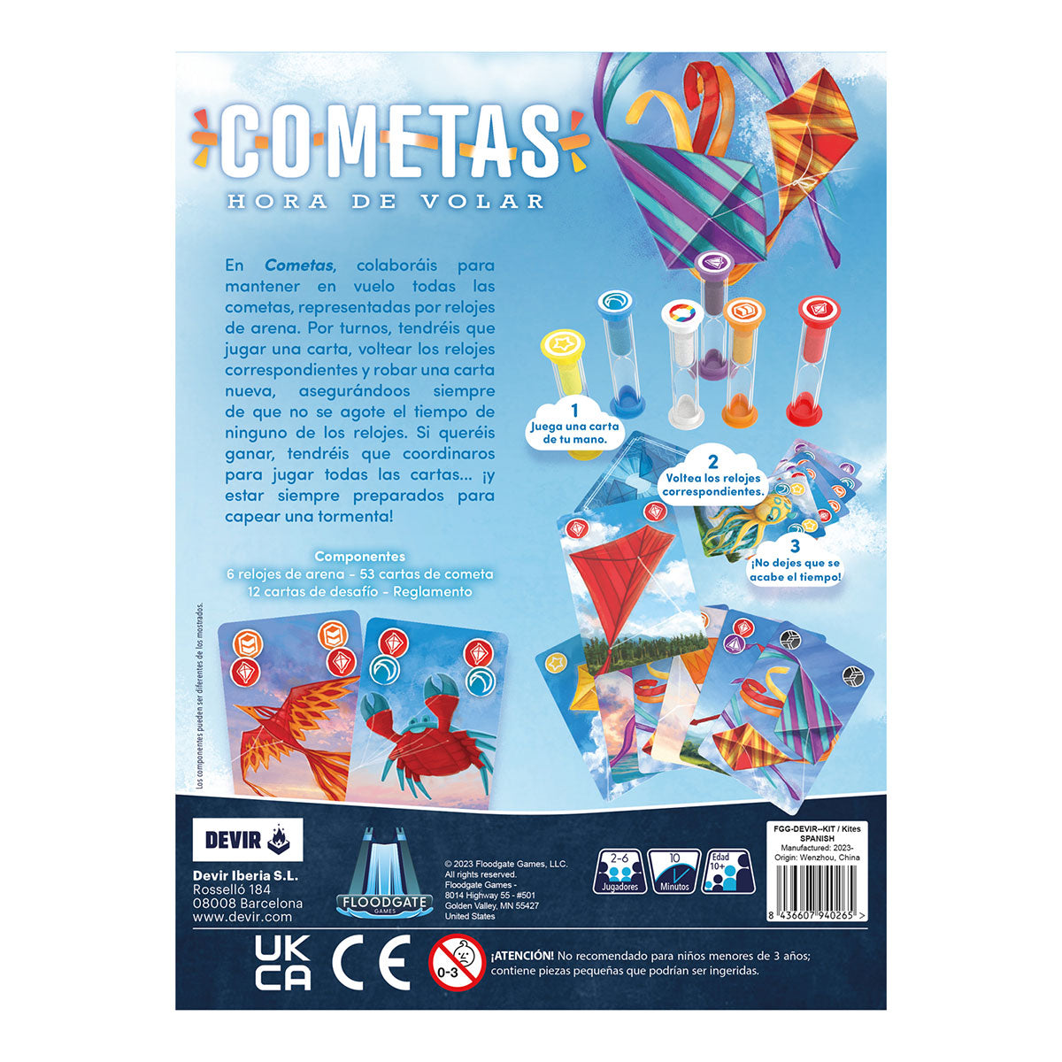 Cometas, Juego de Mesa, Devir