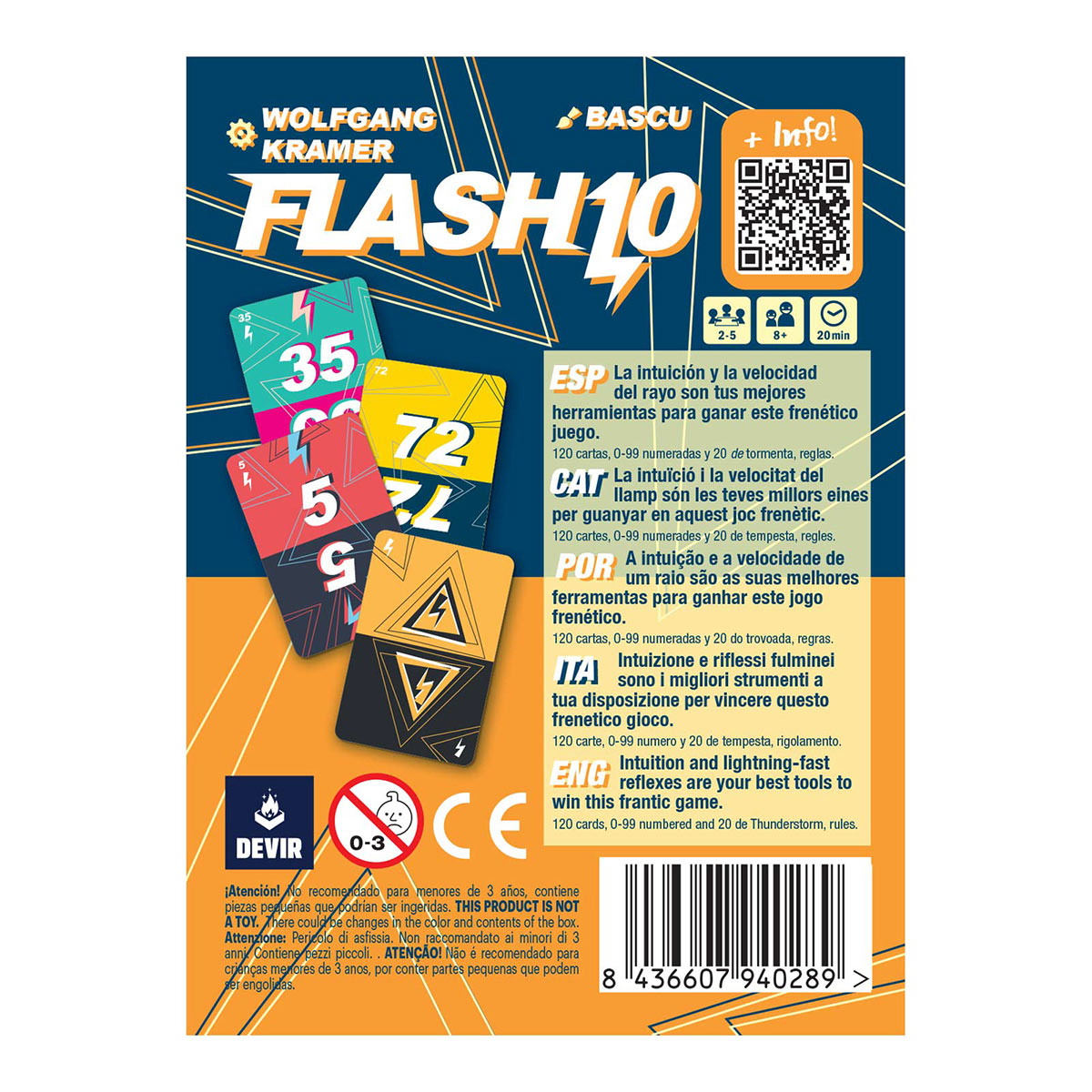 Flash 10, Juego de Mesa, Devir