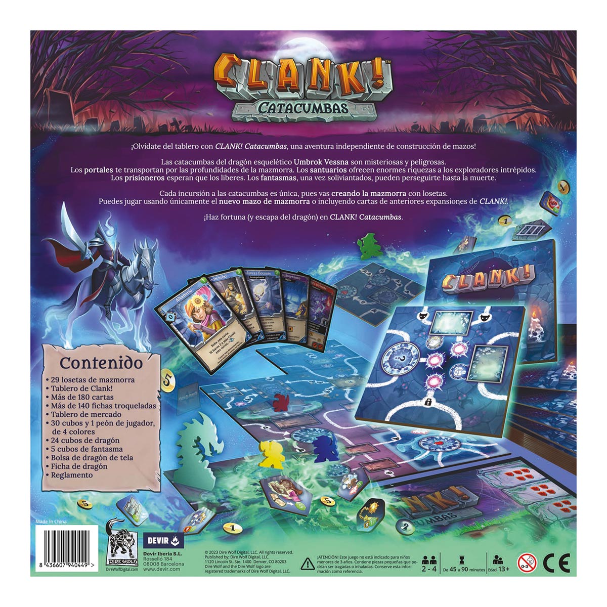 Clank! Catacumbas, Juego de Mesa, Devir