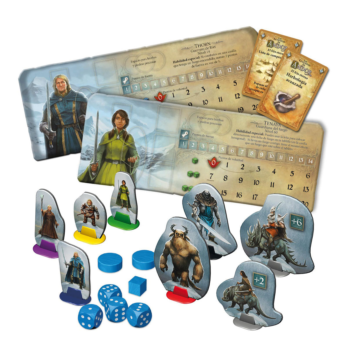 Las Leyendas de Andor: El Frío Eterno, Juego de Mesa, Devir