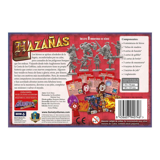 Pequeñas Grandes Mazmorras Hazañas, Juego de Mesa, Devir