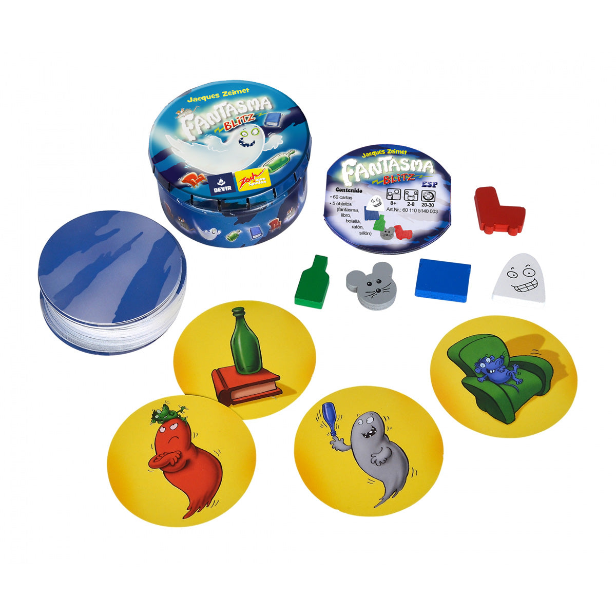 Fantasma Blitz Mini, Juego de Mesa, Devir