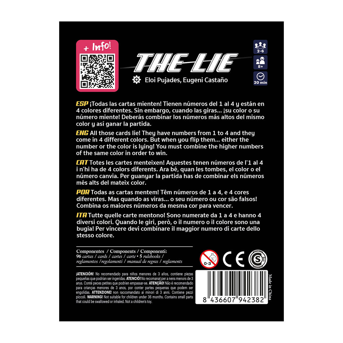 The Lie, Juego de Mesa, Devir