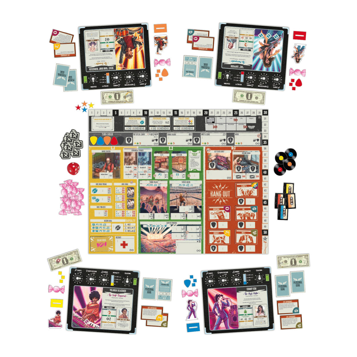 Rock Hard en Español, Juego de Mesa, Devir
