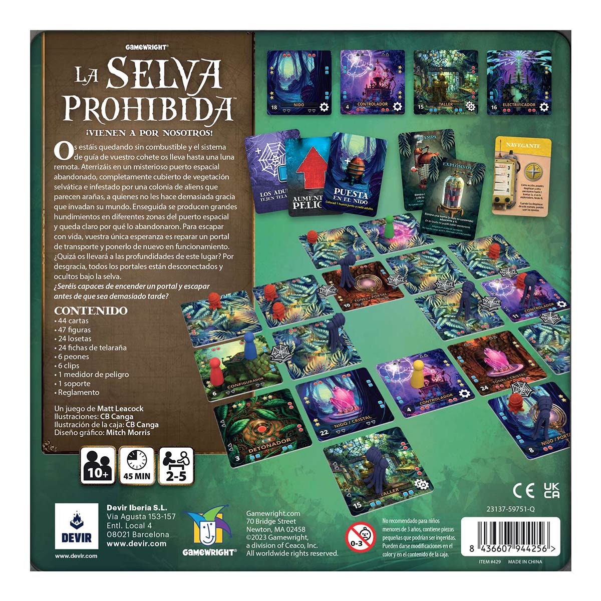 La Selva Prohibida, Juego de Mesa Devir