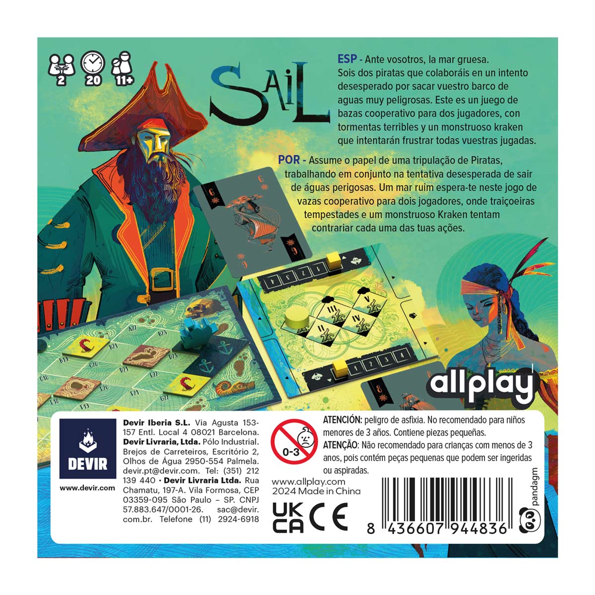 Sail, Juego de Mesa, Devir