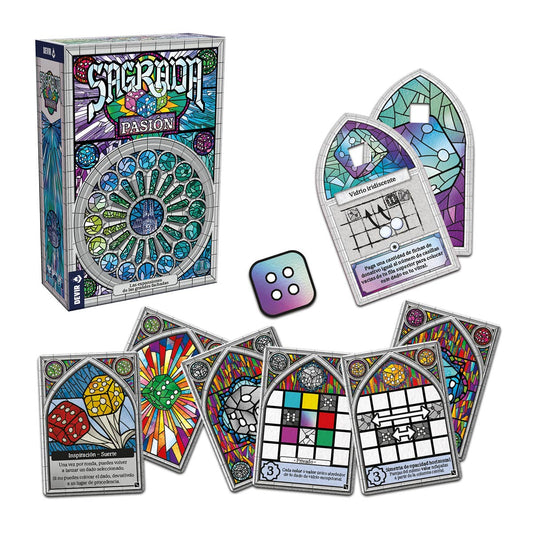 Sagrada: Pasion, Expansion, Juego de Mesa Devir