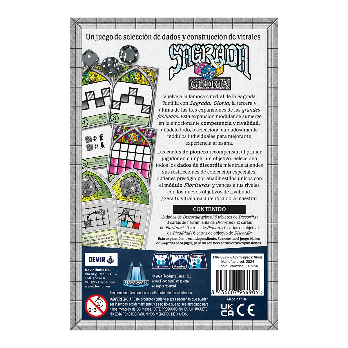 Sagrada: Gloria, Expansion, Juego de Mesa Devir