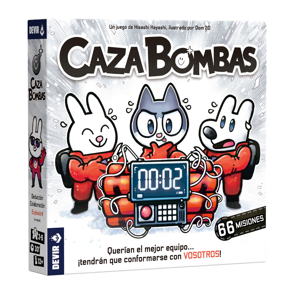 Caza Bombas, Juego de Mesa Devir