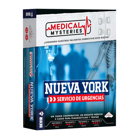 Medical Mysteries New York, Juego de Mesa, Devir