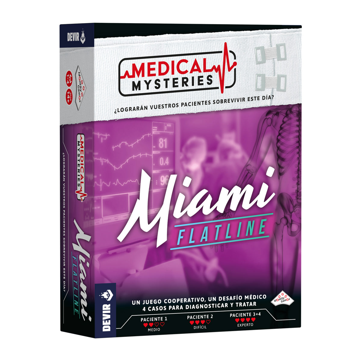 Medical Mysteries Miami , Juego de Mesa, Devir