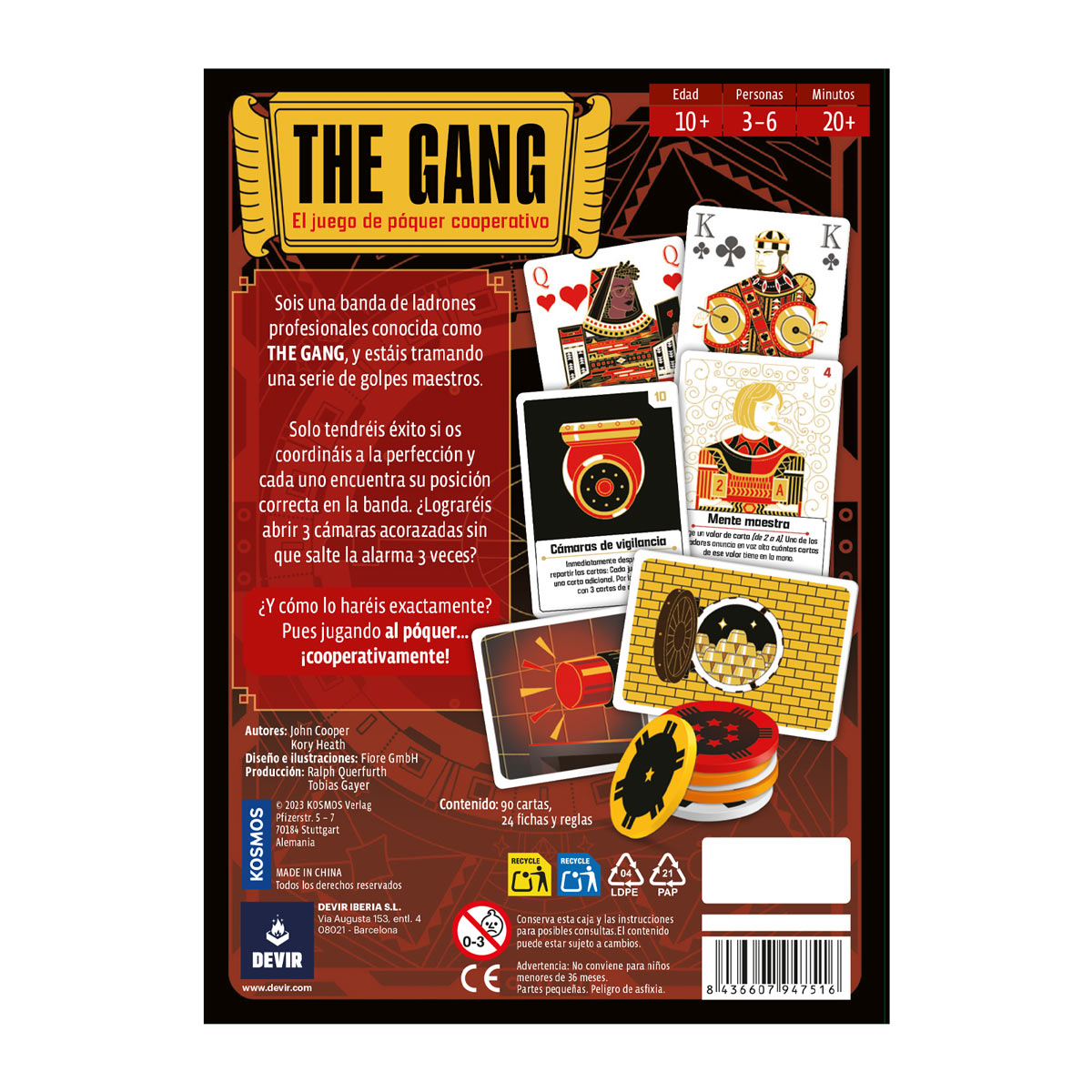The Gang, Juego de Mesa Coperativo, Devir