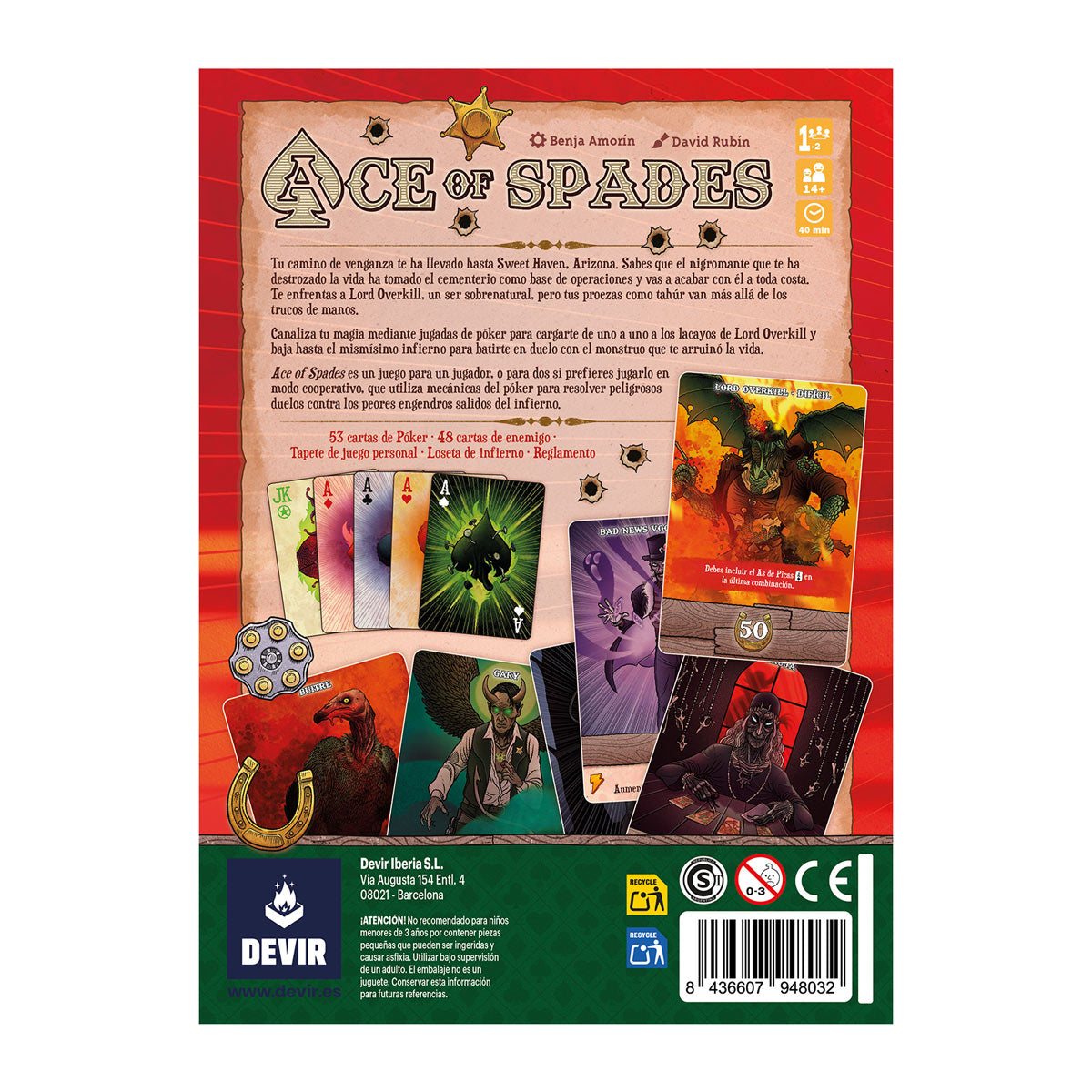 Ace of Spades, Juego de Mesa, Devir