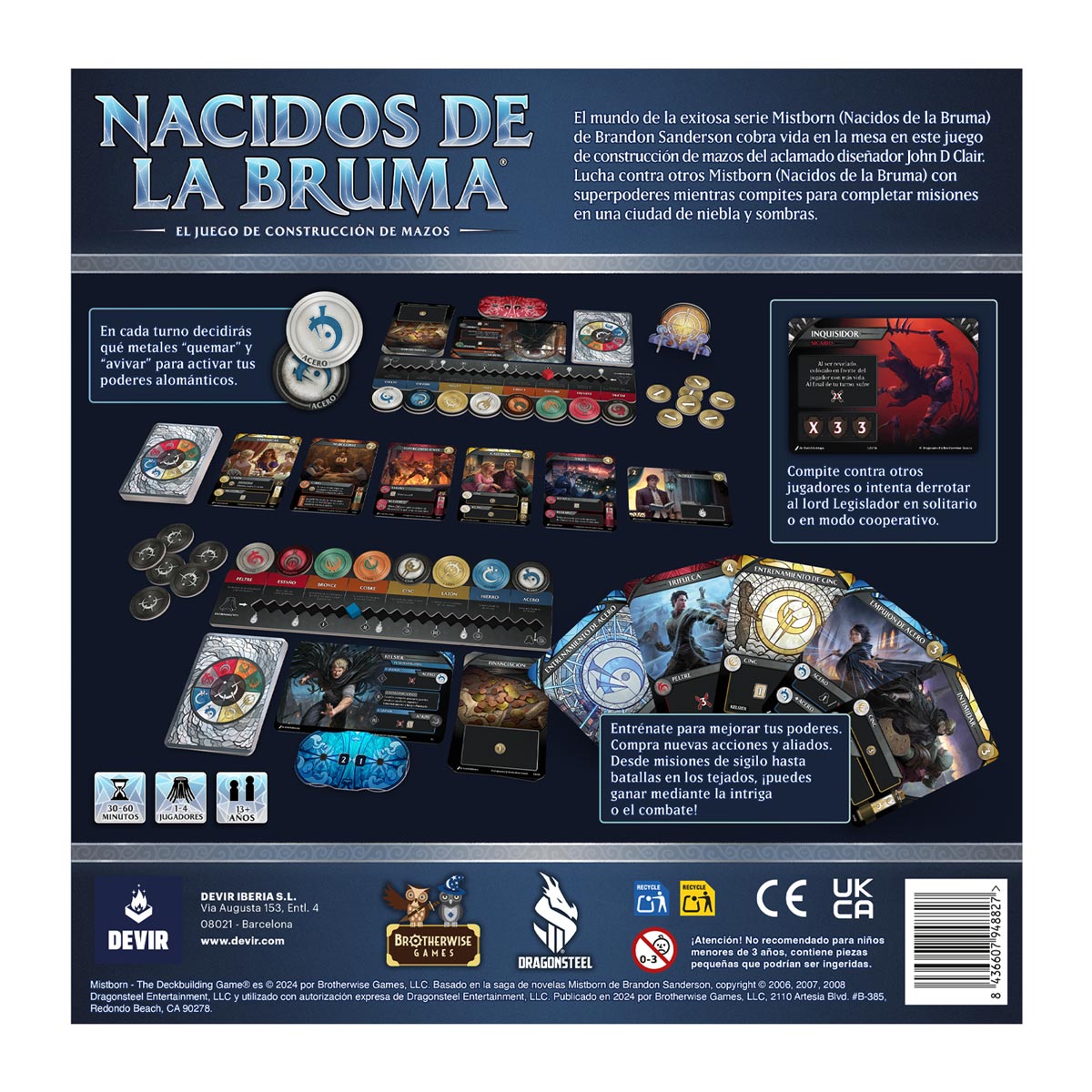 Nacidos de la Bruma, Juego de Mesa Devir