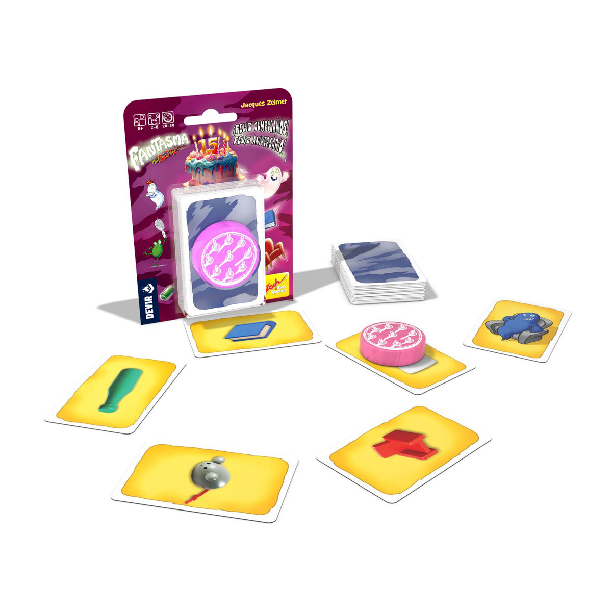 Fantasma Blitz Feliz Aniversario, Juego de Mesa, Devir