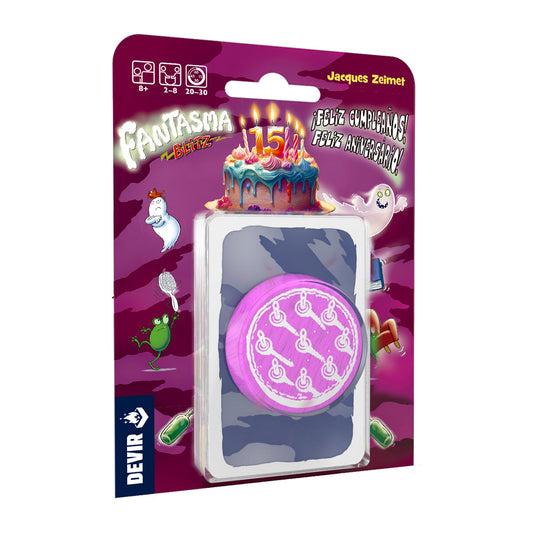 Fantasma Blitz Feliz Aniversario, Juego de Mesa, Devir