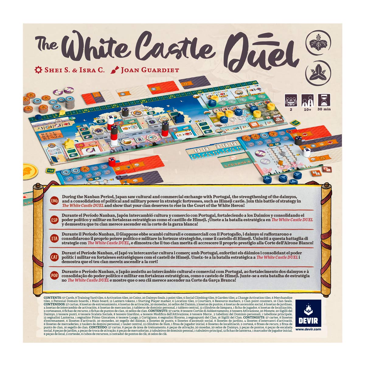 White Castle Duel, Juego de Mesa, Devir