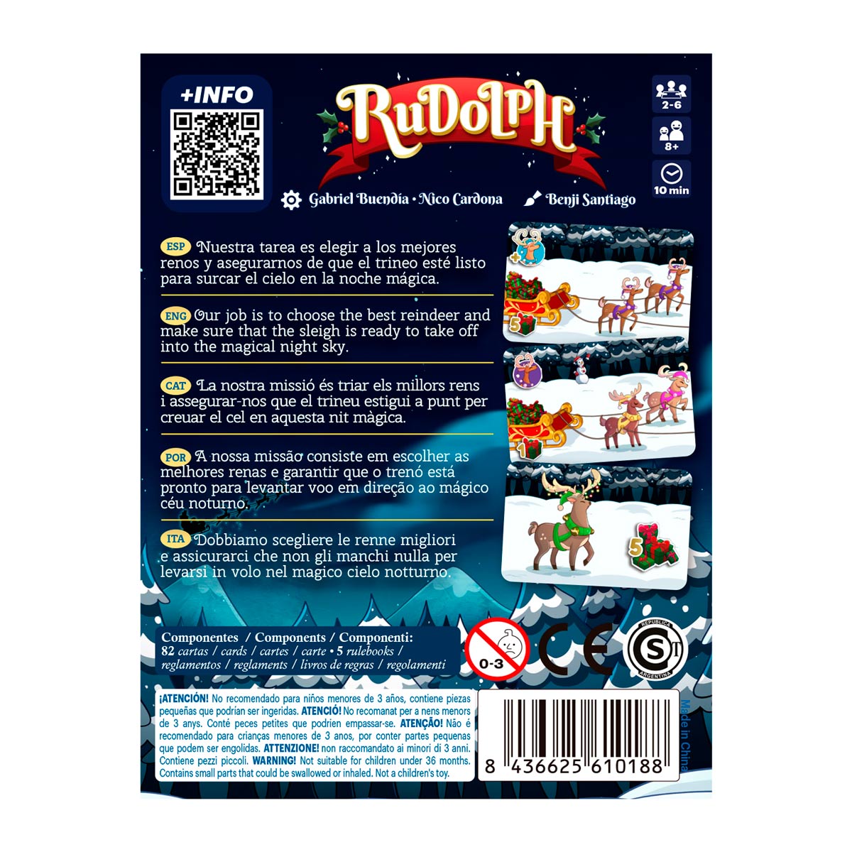 Rudolph, Juego de Mesa Devir