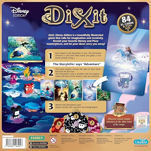 Dixit Disney Edition 100 Aniversario: Juego de Mesa Asmodee