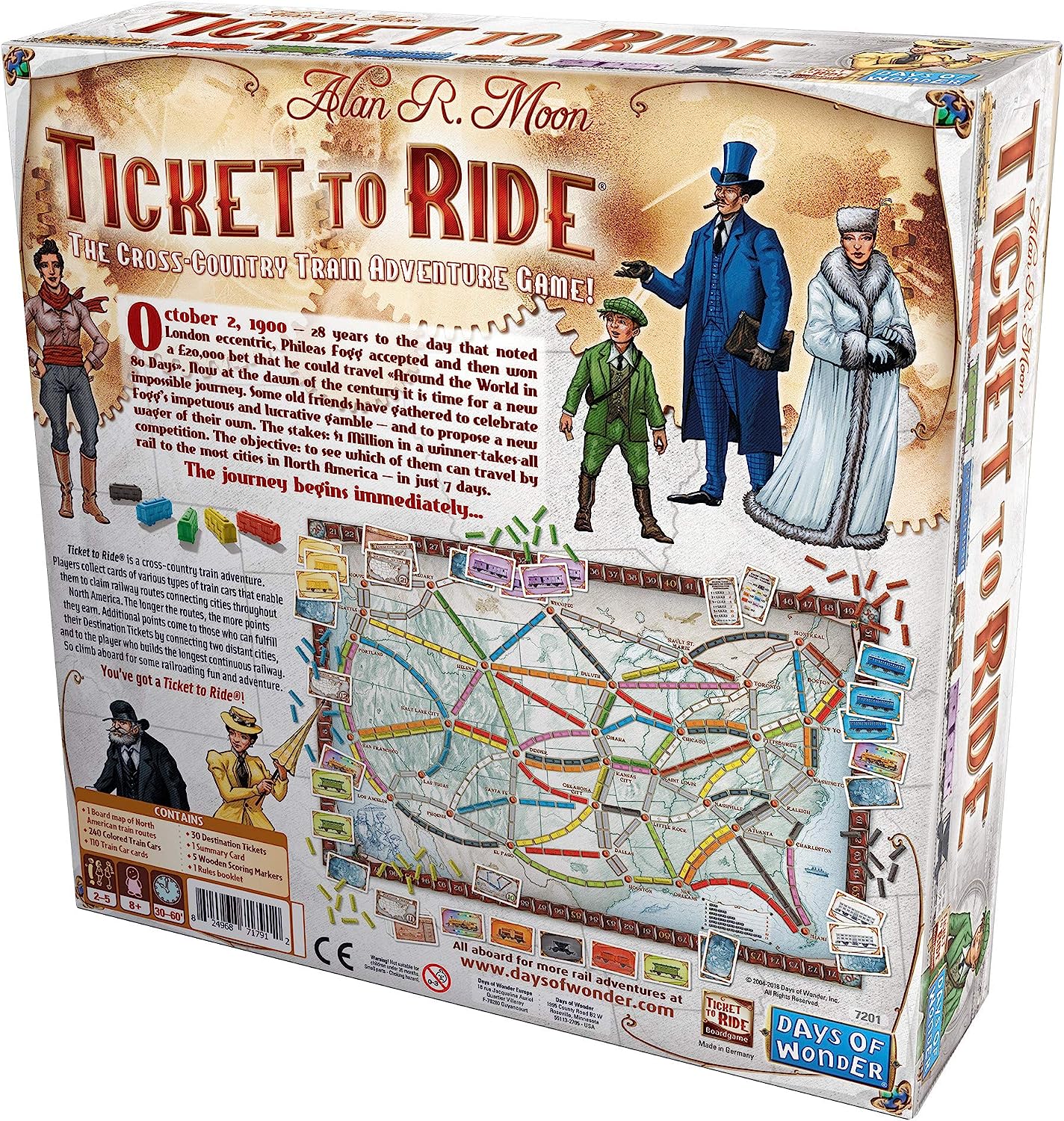 ¡Aventureros al tren! (Ticket to Ride) Juego de Mesa Asmodee