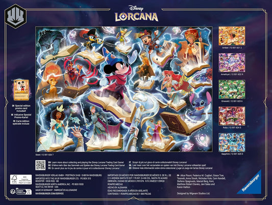Lorcana Glimmers of the Realm, Steel: Rompecabezas Ravensburger de 1000 piezas