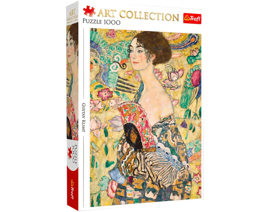 Dama Con Abanico - Gustav Klimt: Rompecabezas 1000 Piezas Trefl