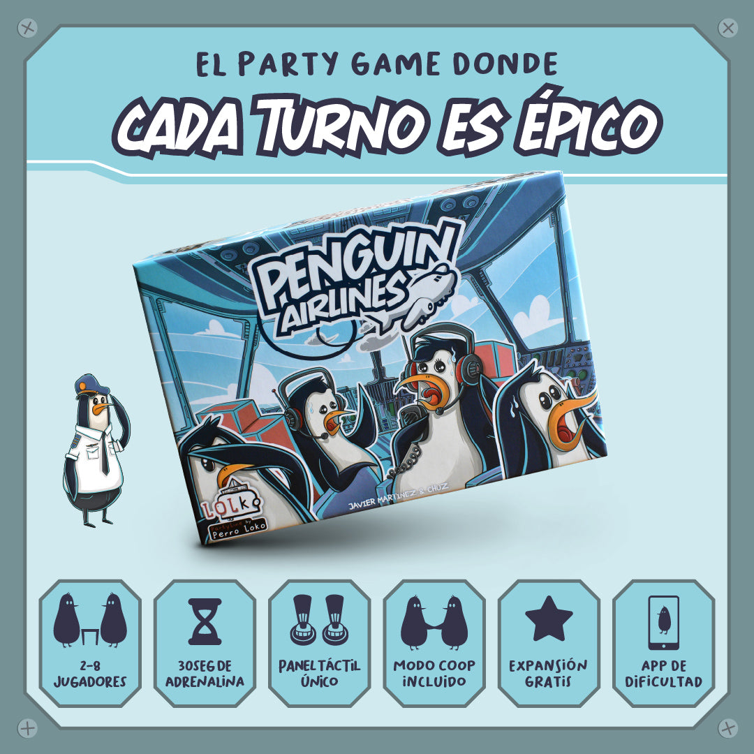 Penguin Airlines, Juego de Mesa, Perro Loko