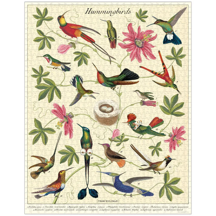 Rompecabezas Vintage Hummingbirds