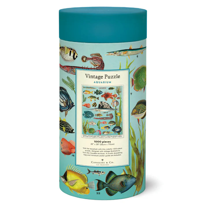 Rompecabezas Vintage Fish Aquarium