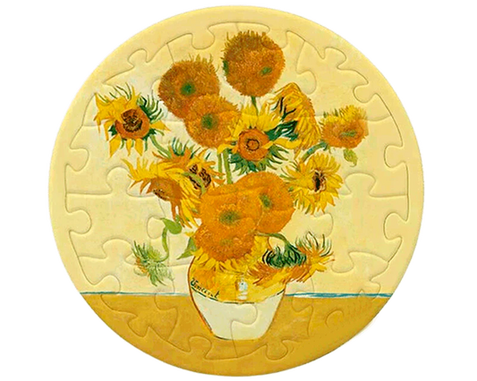 Magneto Van Gogh, Girasoles: Rompecabezas 16 Piezas PieceRelax