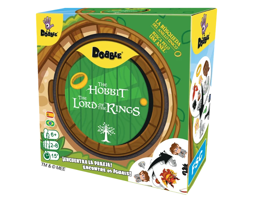 Dobble El Señor de los Anillos: Juego de Mesa en Español. Asmodee