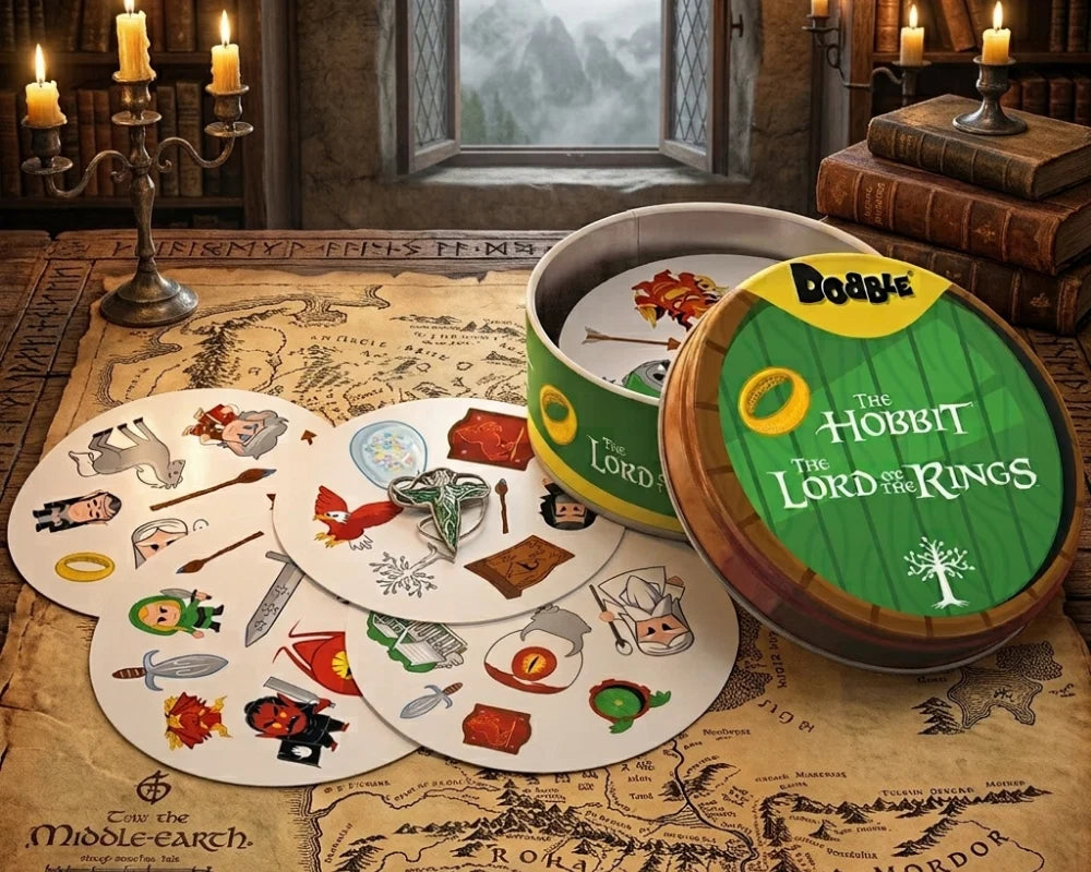 Dobble El Señor de los Anillos: Juego de Mesa en Español. Asmodee