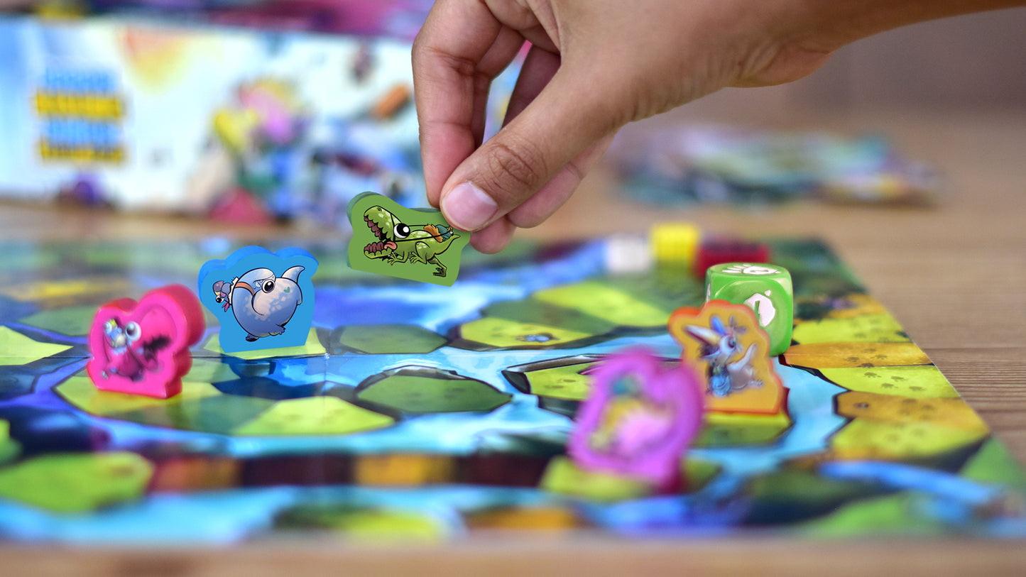 Dodos Riding Dinos: First Race, Juego de Mesa Draco Studios