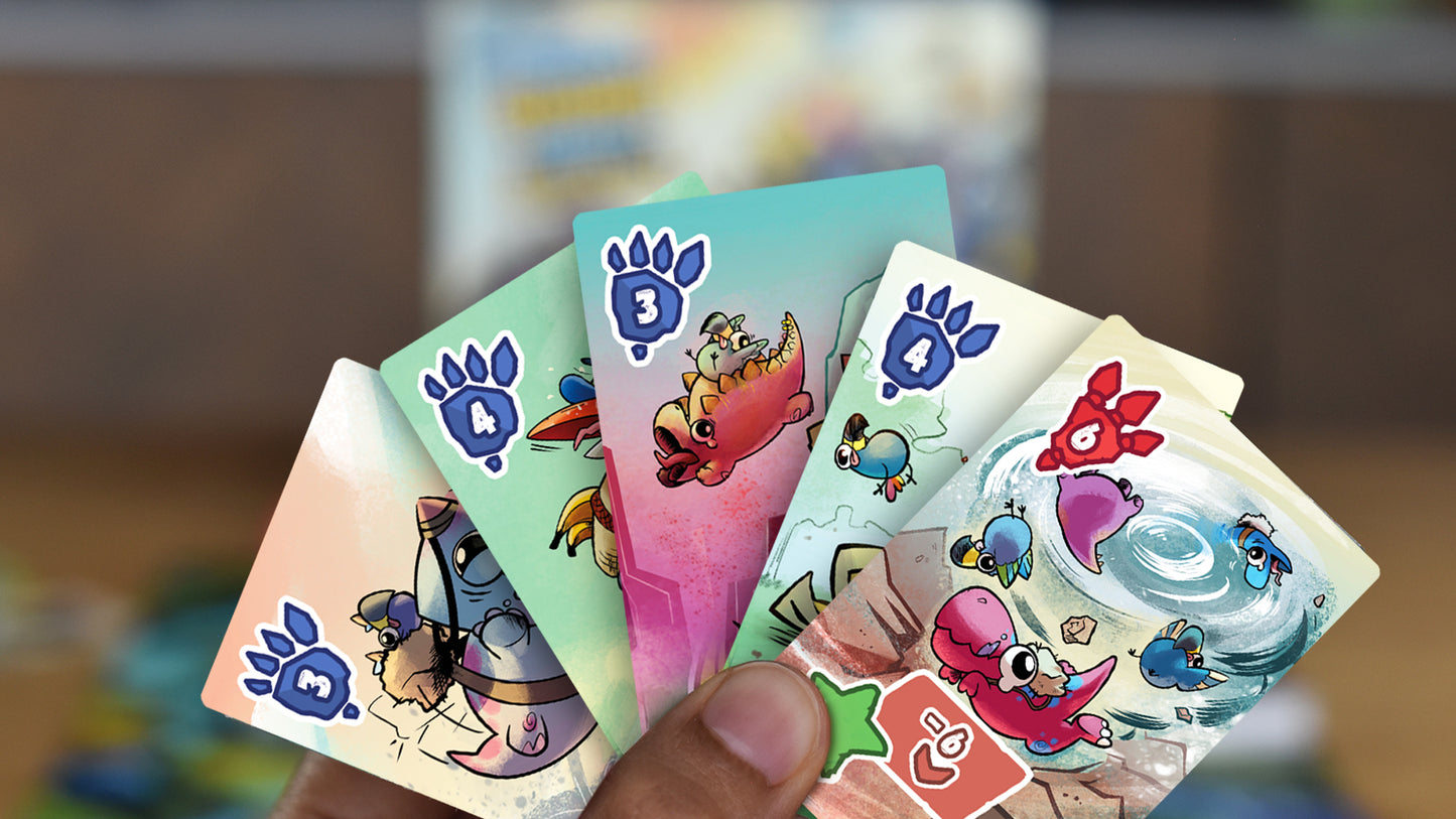 Dodos Riding Dinos: First Race, Juego de Mesa Draco Studios