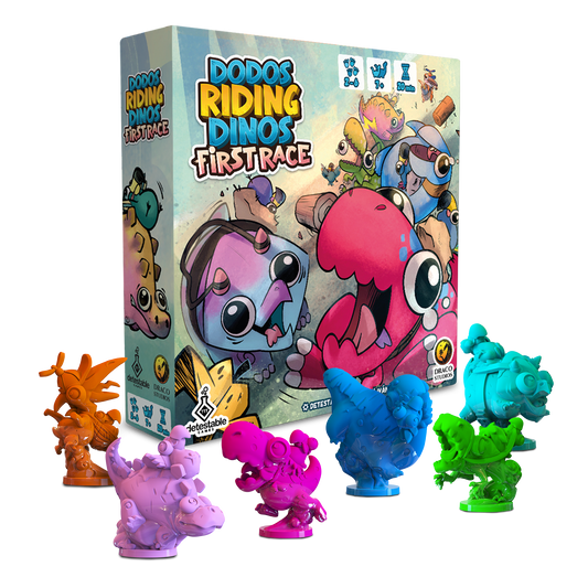 Dodos Riding Dinos: First Race, Juego de Mesa Draco Studios