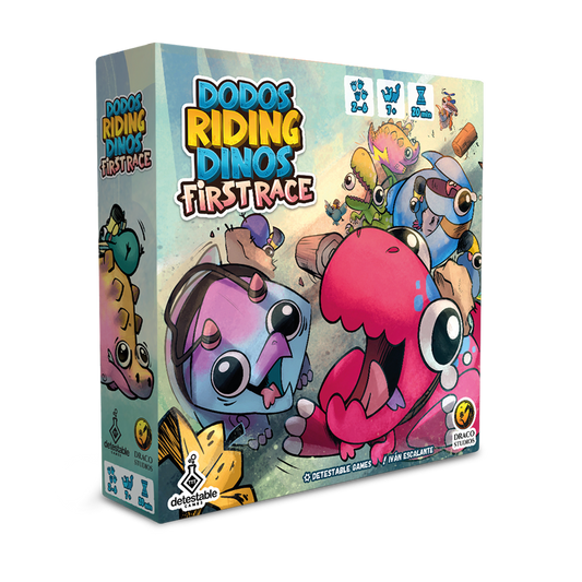Dodos Riding Dinos: First Race, Juego de Mesa Draco Studios