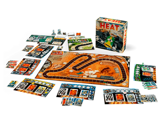 Heat: Pedal to The Metal (Inglés), Juego de Mesa Asmodee