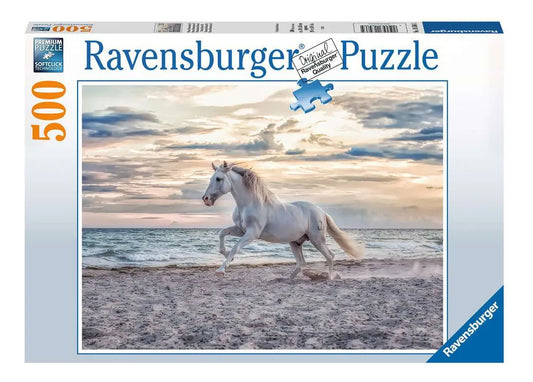 Caballo en la Playa: Rompecabezas 500 Piezas Ravensburger