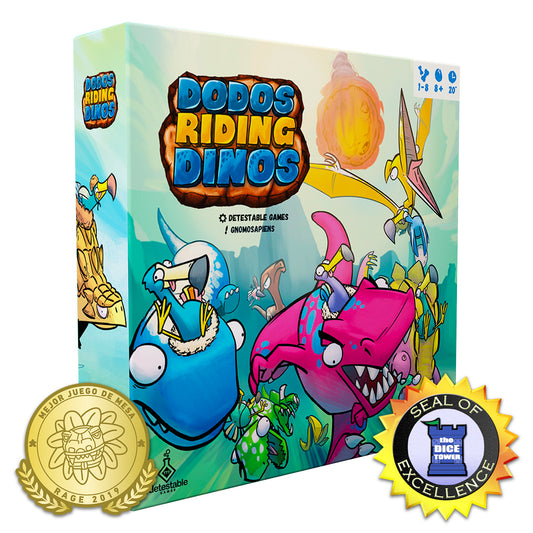 Dodos Riding Dinos 3RD, Juego de Mesa Draco Studios