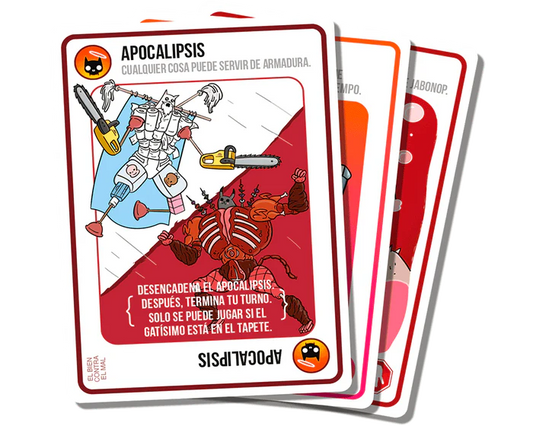 El Bien Contra El Mal en español Juego de Mesa Exploding Kittens