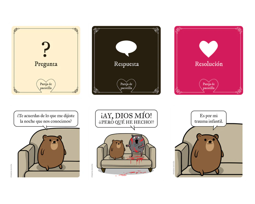 Pareja de Pacotilla. Juego de Mesa Exploding Kittens en Español. Edad 18+