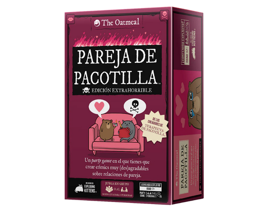 Pareja de Pacotilla. Juego de Mesa Exploding Kittens en Español. Edad 18+