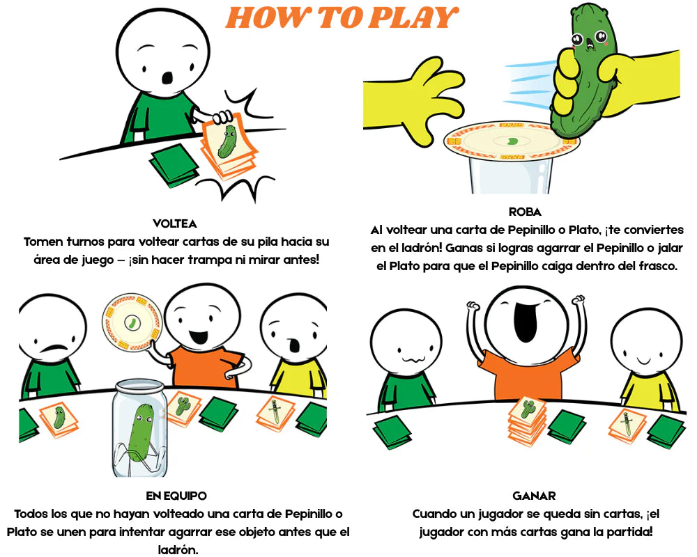 Que Te Pillo, Pepinillo. Juego de Mesa Exploding Kittens