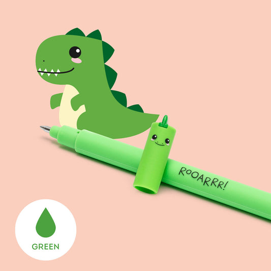 Pluma Borrable Dino Verde, Legami