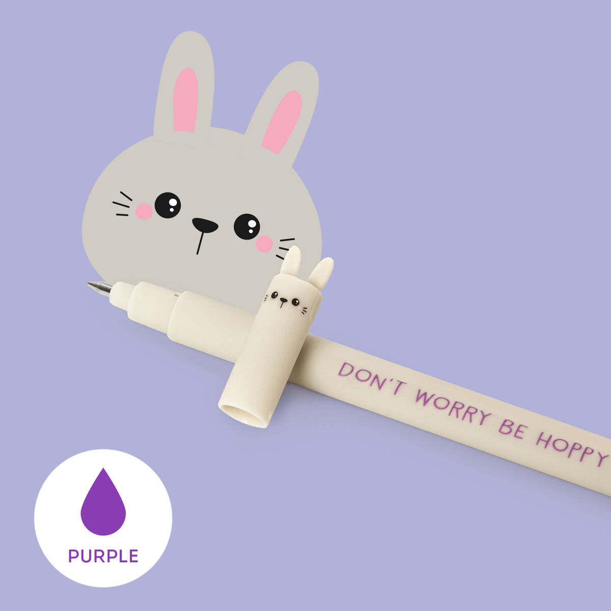 Pluma Borrable Conejo Morado, Legami
